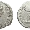 JULIA DOMNA silver denarius (211-217 AD) - Diana Lucifera
