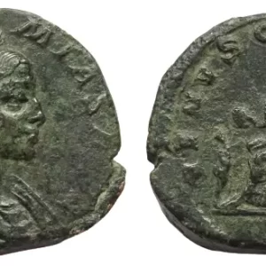 JULIA SOEMIAS Ae sestertius (218-222 AD)