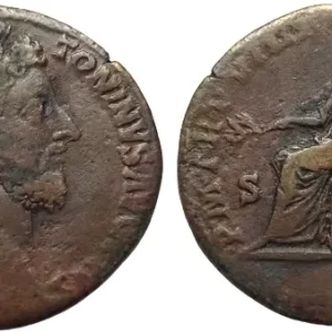 Commodus bronze sestertius