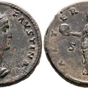 Diva Faustina sestertius