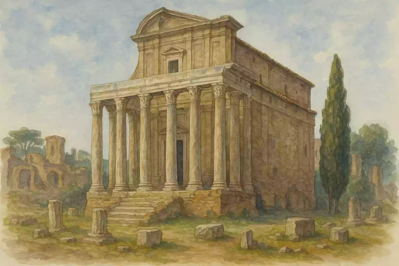 temple of antoninus pius