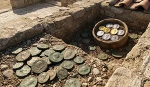 How long were roman coins circulation