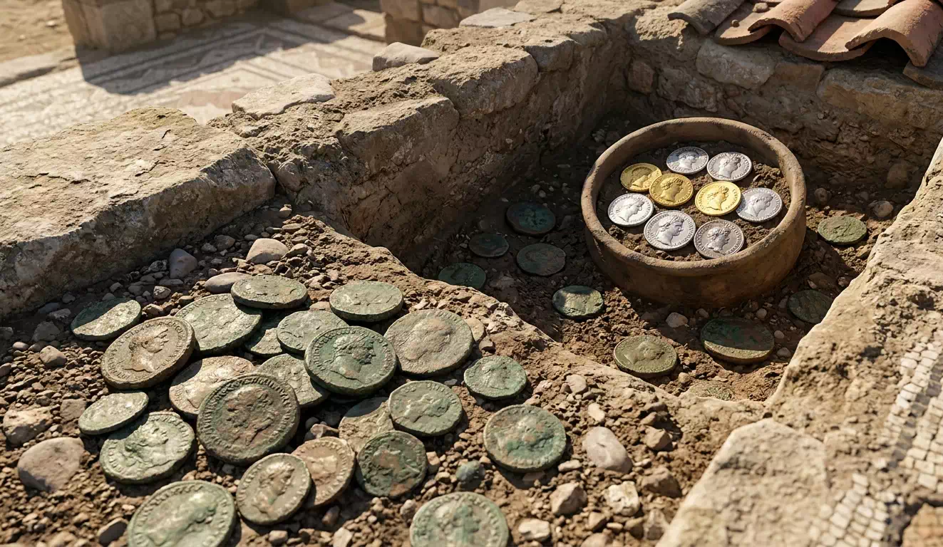 How long were roman coins circulation