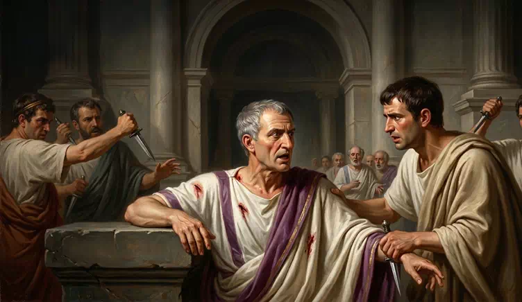 Julius Caesar last words