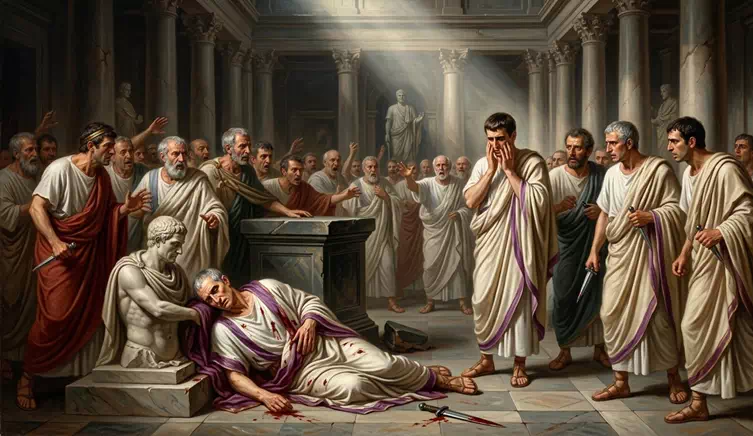 Julius Caesar: the dying words