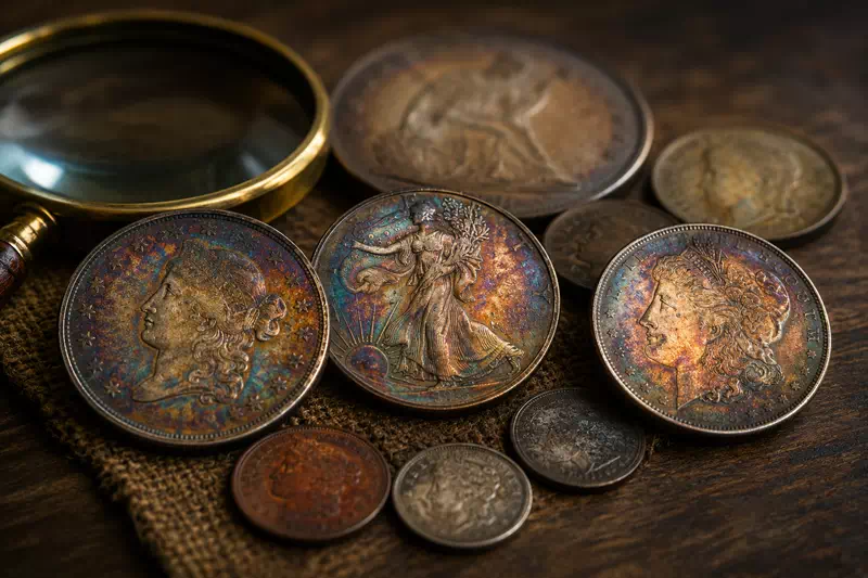What is patina on ancient coins ?