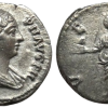 Faustina II denarius