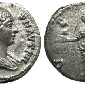 Faustina II denarius